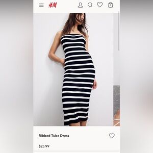 H&M ribbed tube dress